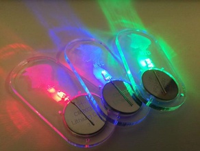 Licht-tag diy - Elektronik Spaß Kinder led-Licht Namenstag tag 3d print model - Mito3D