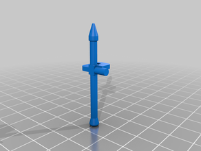 lego rocket launcher faither 3d print model - Mito3D