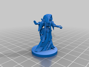 kan öfke - hel hela tanrıça proxy minyatür norse 3d print model - Mito3D