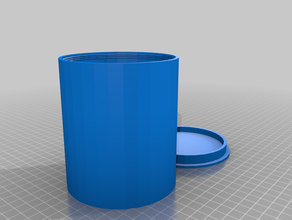 il mio personalizzati e personalizzabili vaso coperchio a vite 98 x 111 su misura 3d print model - Mito3D