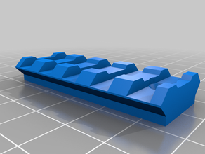 nerf lado picatinny rail blaster mod strife picatiny 3d print model - Mito3D