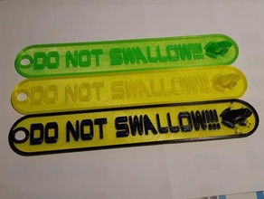 do not swallow frog 3d print model - Mito3D