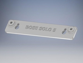 bose solo 5 wall mount 3d print model - Mito3D