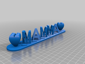 papa mama customized 3d print model - Mito3D