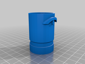 dyson sv09 dust daddy adapter 3d print model - Mito3D