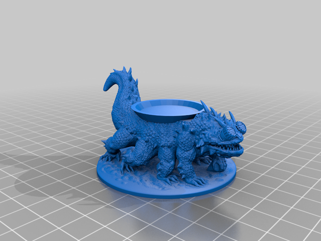 blinky basilisk mount monster steed 3D print model - Mito3D