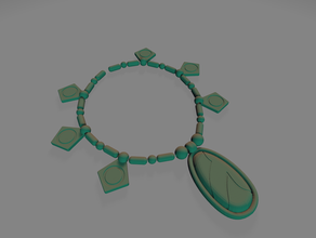 skyrim tavern clothes necklace amulet cosplay elderscrolls 3d print model - Mito3D