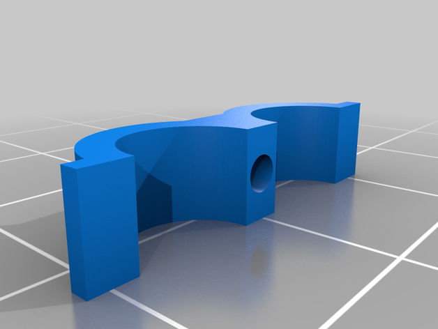 dual kabelschelle 7mm 3D print model - Mito3D