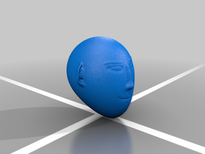 kukla kafası kafa 3d print model - Mito3D