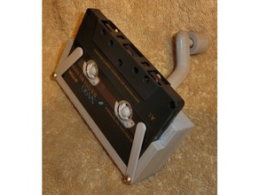 cassette hand winder tape 3d print model - Mito3D
