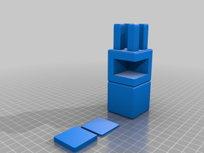 desk shelf block system blocks building 3d print model - Mito3D