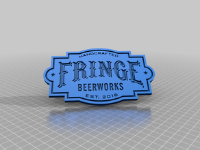 frange beerworks logo 3d print model - Mito3D