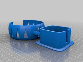 eco ponto tomada de suporte alexa echo wallplate 3d print model - Mito3D