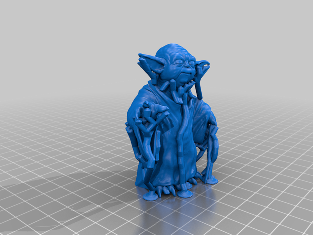 yoda 3D print model - Mito3D