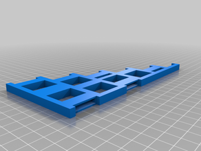 lego minifigure serisi stand remix - 6 satır 30 minifugure 3d print model - Mito3D