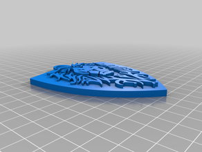 wow alliance badge keychain 3d print model - Mito3D
