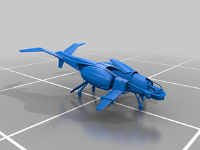 planetside 2 empire specific fighters esf 3d models aircraft fps gaming vehicle 3d print model - Mito3D