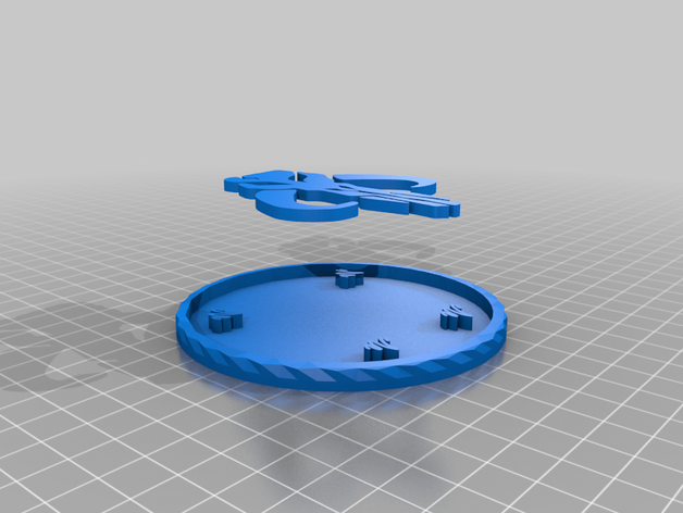 star wars feccia coaster 3D print model - Mito3D
