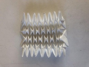 origami magic ball piega pattern art sfera 3d print model - Mito3D