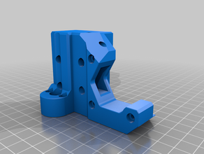 completa el oso mk3 z-lineales de rieles tr8x2 tuerca latón 3d print model - Mito3D