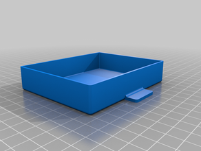 mon personnalisés tiroir de la boîte modèle hexagonal côtés personnalisé 3d print model - Mito3D
