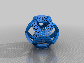 convexoctahedral11v 4 5 14 15 23 24 69 70 78 79 87 convexo la cúpula geodésica octaédrico 3d print model - Mito3D