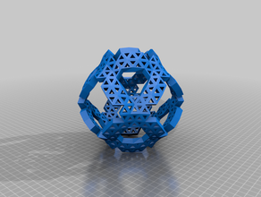 convexoctahedral11v 4 5 14 15 23 24 70 78 79 80 87 convex dome geodesic octahedral 3d print model - Mito3D