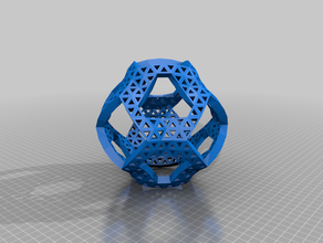 convexoctahedral11v 4 5 14 15 23 69 70 78 79 80 convex dome geodesic octahedral 3d print model - Mito3D