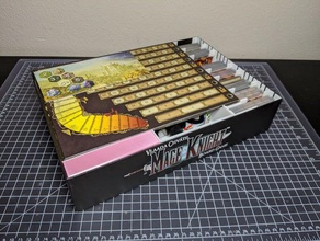 mage knight boîte organisateur jeu de plateau insérer société organisatrice 3d print model - Mito3D
