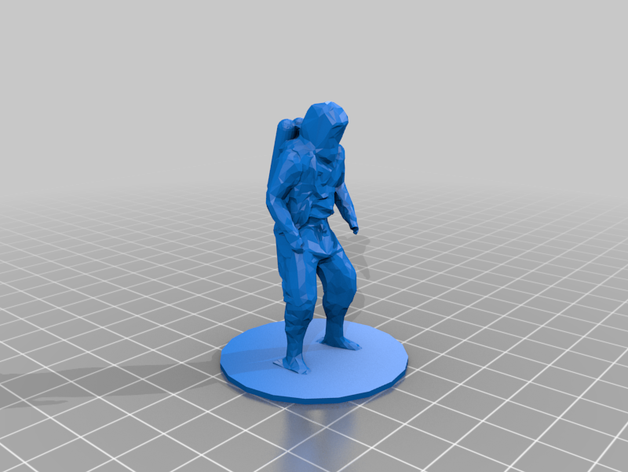 rust hazmat character game suit hazzy play wipe 3D print model - Mito3D