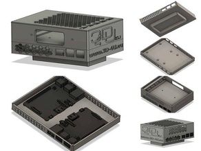 dava geh kullanın raspberry pi 3 b b+ & meanwell rs-50-5 3dprinter 3d yazıcı parçaları oyun ahududu durumda 3d print model - Mito3D