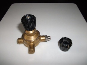 welder gas tap knob mig valve 3d print model - Mito3D