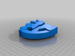 ghostbusters ii logo work progress 2 3d print model - Mito3D