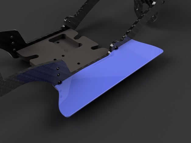 toyzuki v3 skid rails 110th crawler scale model 3D print model - Mito3D