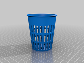 meine angepasste parametrische net-pot-net-cup-Hydroponik, aeroponics fogponics kundengebundene 3d print model - Mito3D