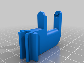 rpicam ribbon 2020 base clip 3d print model - Mito3D