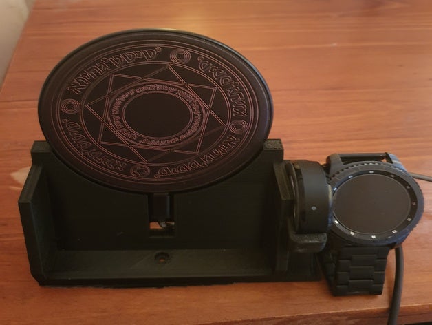 samsung şarj dock galaxy gear s3 3D print model - Mito3D