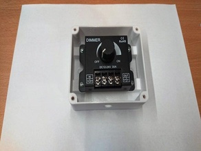 led dimmer dc12-24v 30a 360w enclosure box light 3d print model - Mito3D