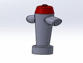 hidrante 1 14 rc escala carro a 3d print model - Mito3D