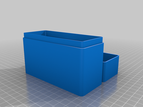 uno de twin caja en blanco personalizado 3d print model - Mito3D
