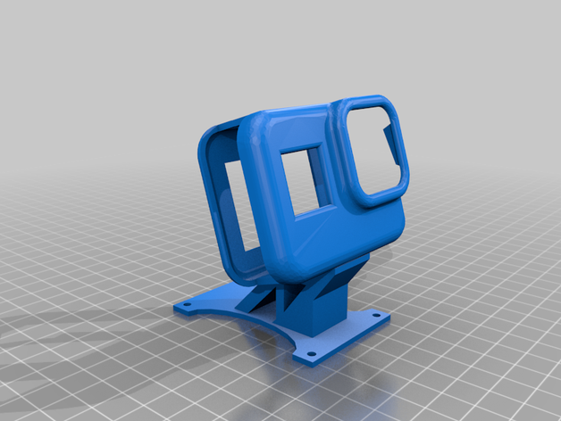 xhover win5 gopro hero 5 6 7 8 mounts 3D print model - Mito3D