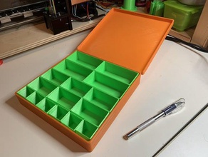 modular part organizer bits diy parts storage tray 3d print model - Mito3D