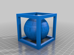 impossible box death star 3d print model - Mito3D