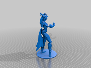 alexstrasza spell casting 3d printing figure world warcraft wow 3d print model - Mito3D
