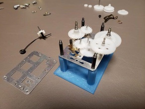 reloj despertador de reparación la asamblea pie alarma el 3d print model - Mito3D