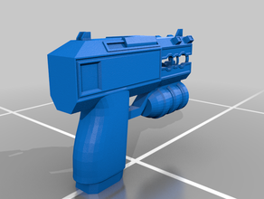 ejderhalar plazma pitol nefes silah tabanca scifi 3d print model - Mito3D