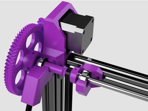 tarantula reframed & reloaded easier print dual z-belt drive 3d print model - Mito3D