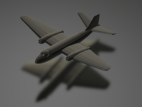 İngilizce elektrik canberra b2 uçak bombacı eenglish jet raf 3d print model - Mito3D