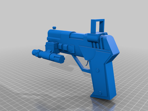 destiny jabberhakke-d sidearm gun remix 3d print model - Mito3D