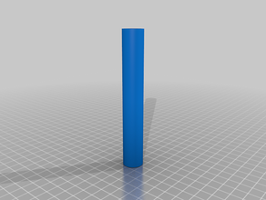 my customized tube end cap - short 3d print model - Mito3D